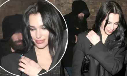 Dua Lipa dhe mashkulli misterioz me kapuç pas saj