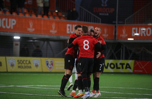 Shqipëria e minifutbollit mposht Spanjën dhe kalon në gjysmëfinale