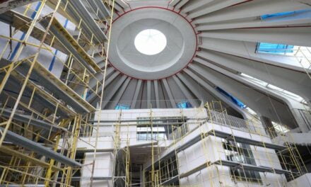 FOTOT/ Rama publikon pamje nga punimet, ja si duket Piramida e Tiranës