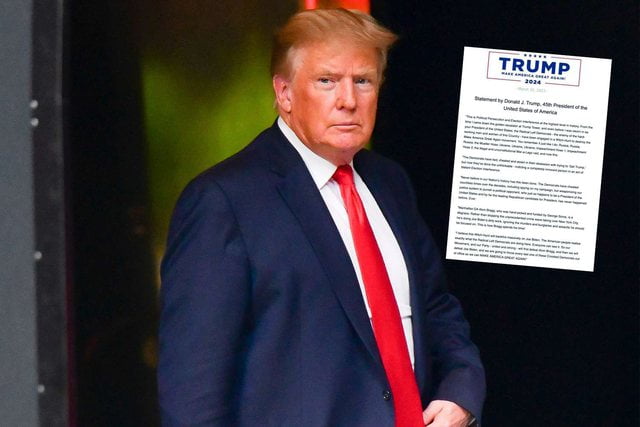 Në prag arrestimi, reagon Donald Trump: Demokratët radikalë gjueti shtrigash për të me penguar nga kandidimi, do i mposhtim e do i shporrim nga zyrat