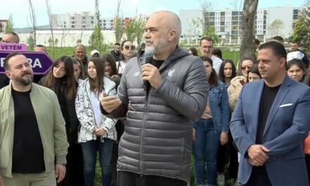 “O demokratë, është mbytur anija”, Rama për kandidatin e Kavajës: Sa herë e ‘rrah’ unë këtë. Të kesh alamet ‘gomari’ këtu për të ngarkuar dru