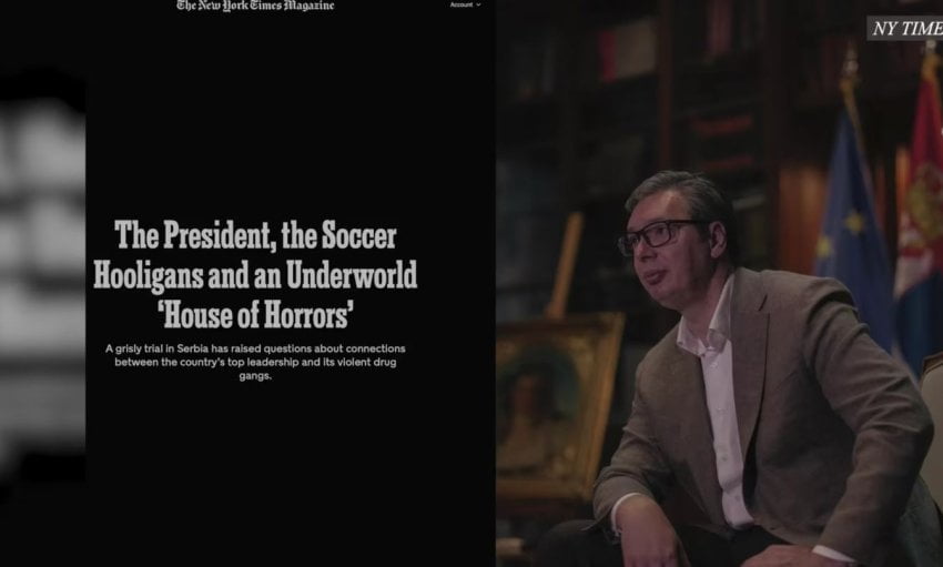 Gazetari i New York Times shpalos detaje mbi lidhjet e dyshuara të Vuçiç-it me krimin e organizuar