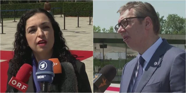 Osmani dhe Vuçiç shkëmbejnë nga Moldavia akuza për tensionet në Veri