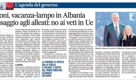 Il Messaggero: Meloni në Vlorë, Italia mund të veçojë Shqipërinë për anëtarësim më të shpejtë në BE