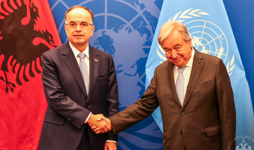 Presidenti Begaj takon Sekretarin e Përgjithshëm të Organizatës së Kombeve të Bashkuara, António Guterres