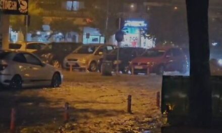 Rrebesh shiu në Shkodër: Kalohet me vështirësi në disa segmente të qytetit