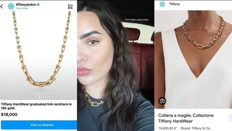 Nusja e Sali Berishës gjerdan Tiffany 19.600 euro ditën e gjyqit të dhëndrit