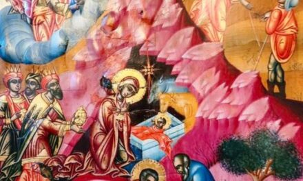 Rama uron Krishtlindjet me një tablo të rrallë të pikturuar në atelienë e Çetirëve