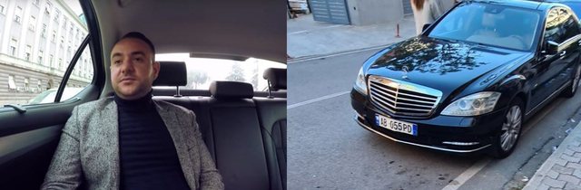 Çuni i Fahriut, karshillëk në dyert e SPAK-ut: Proteston kundër korrupsionit me Benzin luksoz që kushton mijëra euro