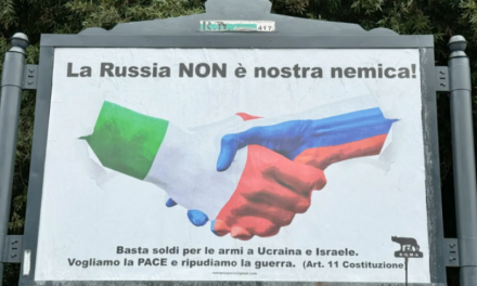Postera pro-rus shfaqen në të gjithë Italinë