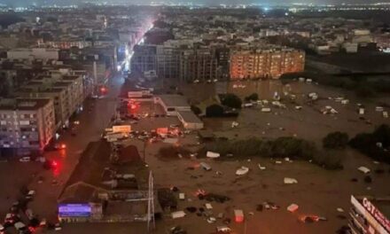 Video tronditëse: Gruaja mbytet në prag të shtëpisë në Spanjë