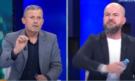 “Sharlatan, maskara”, Lela hedh shishen drejt Zekthit, plas keq në emisionin televiziv
