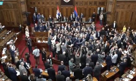 “I keni duart të përlyera me gjak”, plas grushti mes deputetëve në Parlamentin e Serbisë