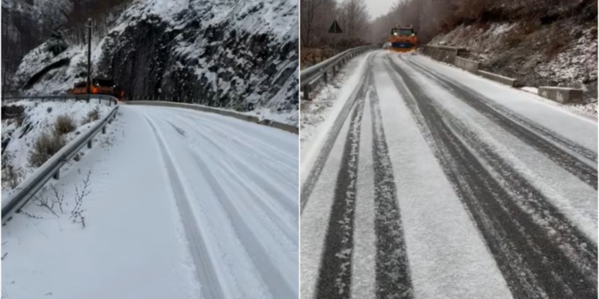 ‘Zbardhet’ Malësia/ Nisin reshjet e para të borës në veri të vendit, trashësia e dëborës arrin në…