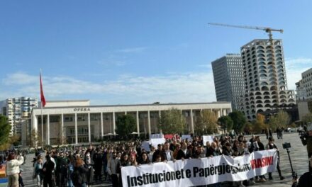 Vrasja e 14-vjeçarit, qytetarët në protestë, marshim nga shkolla “Fan Noli” drejt Ministrisë së Arsimit: Hetim i plotë i çështjes, siguri në shkolla