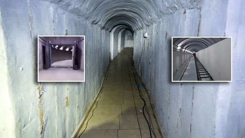 Tunelet e arratisjes së Asadit nën pallatin presidencial