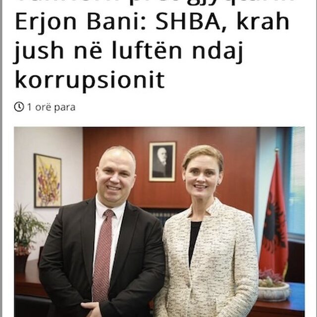 Skandal/ Radiotelevizioni Publik Shqiptar sajon lajme të rreme për një takim të Ambasadës së SHBA me gjyqtarin Bani