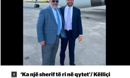 Falsifikimi i medias së Berishës: Nxjerr foton e LaCivita-s me JDVance të Qershorit dhe e shet si të sotme