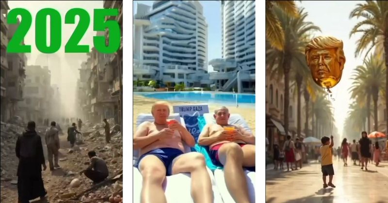 Donald Trump trondit me videon e pazakontë të vizionit të tij për Gazën: Valltare, statuja e artë dhe Elon Musk që shfrenohet