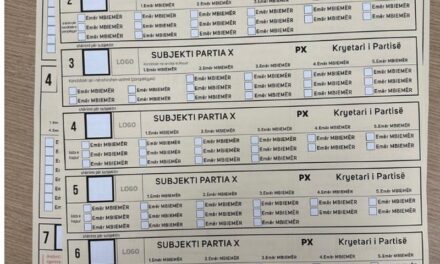 Publikohen modelet e fletëve të votimit për zgjedhjet e 11 majit