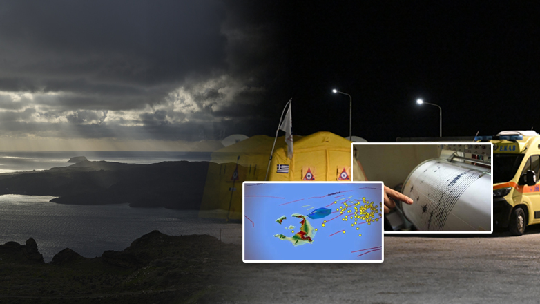 Ankthi dhe frika nga një tërmet i fortë në Santorini mbeten – Mbi 8900 lëkundje sizmike janë regjistruar në rajon nga 26/1 deri në 4/2