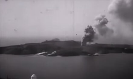 Video e shpërthimit të vullkanit të Santorinit në 1925
