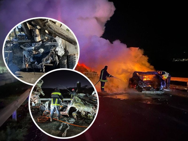 Benz-i goditi betonieren nga pas dhe shpërtheu menjëherë në flakë. Si ndodhi aksidenti tragjik që u mori jetën 4 të rinjve!