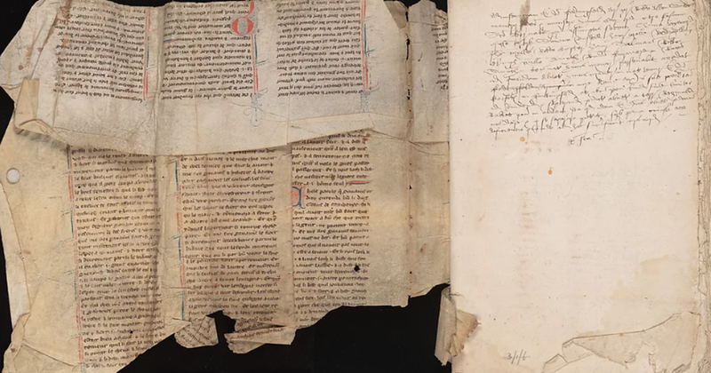 Zbulimi i shekullit: Dorëshkrimi i humbur i Merlin-it, fshihej në kapakun e një libri