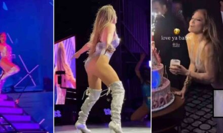 Jennifer Lopez mahnit publikun, këngëtarja shfaqet më në formë se kurrë në 56-vjetorin e saj
