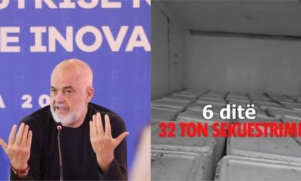 “Gjashtë ditë, 32 ton sekuestrime”- Rama publikon videon: Vijon pa pushim sekuestrimi i qumështit, bulmetrave dhe mishit pa faturë