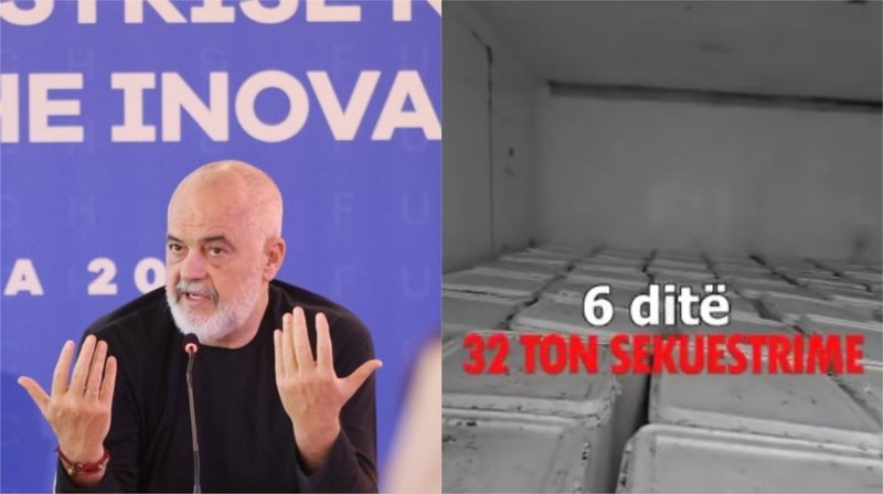 “Gjashtë ditë, 32 ton sekuestrime”- Rama publikon videon: Vijon pa pushim sekuestrimi i qumështit, bulmetrave dhe mishit pa faturë
