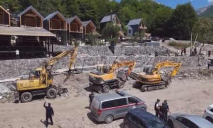 Theth/ Përmbyllet sot aksioni për shembjen e ndërtimeve pa leje, rreth 70 objekte të shembura