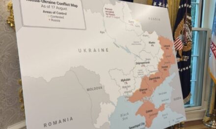 Truku i Trumpit me hartën e Ukrainës