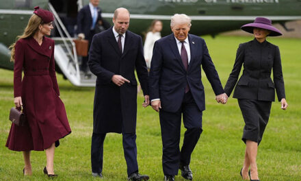 Trump dhe Melania në Kështjellën Windsor,priten nga familja mbretërore