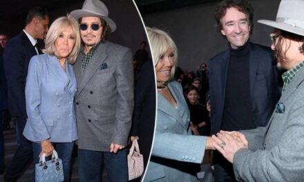Brigitte Macron dhe Johnny Depp rrëmbejnë gjithë vëmendjen në Javën e Modës në Paris