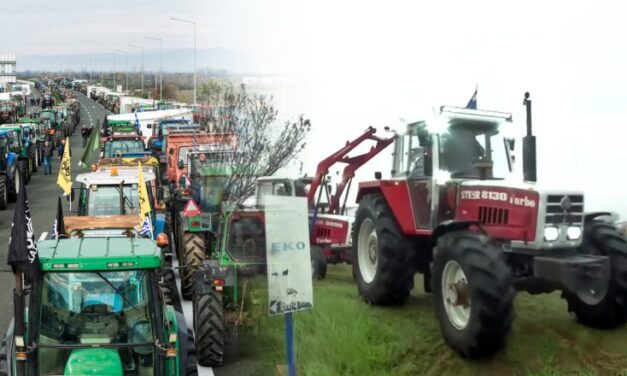 Fermerët grekë në protestë/ Po shkojnë drejtë bllokimit të zyrës doganore thyen bllokadën policore të fushave